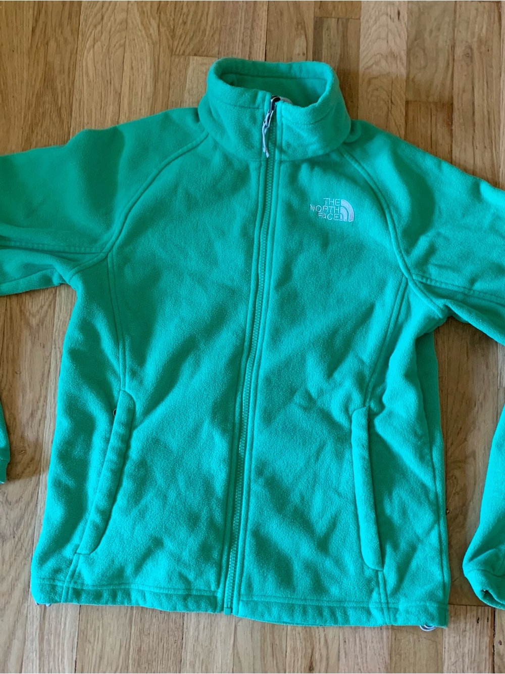 The North Face Teal Full-Zip Fleece Jacket